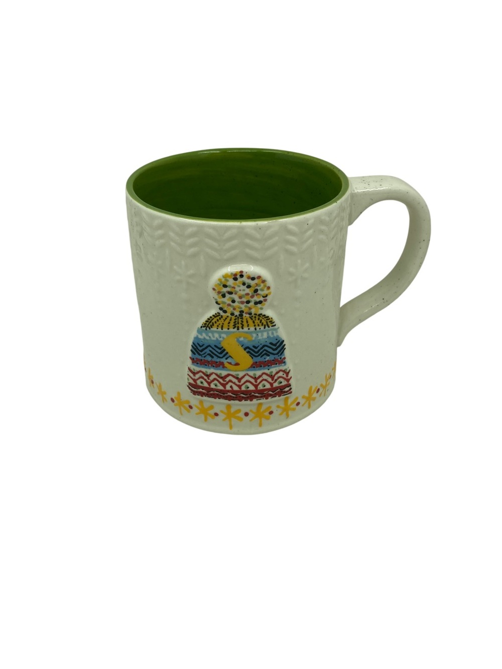 Anthropologie S Monogram Christmas Mug